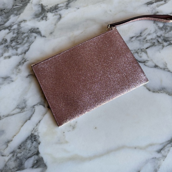 Kate Spade Burgess Court Small Rose Glitter Wristlet - Picture 3 of 14